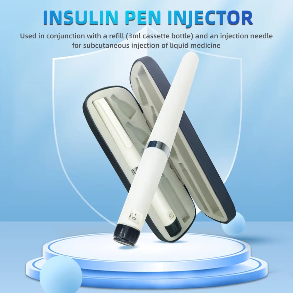 Stylo injecteur d'insuline 3 ml pour le contrôle de la glycémie, injecteur d'insuline pour diabète,