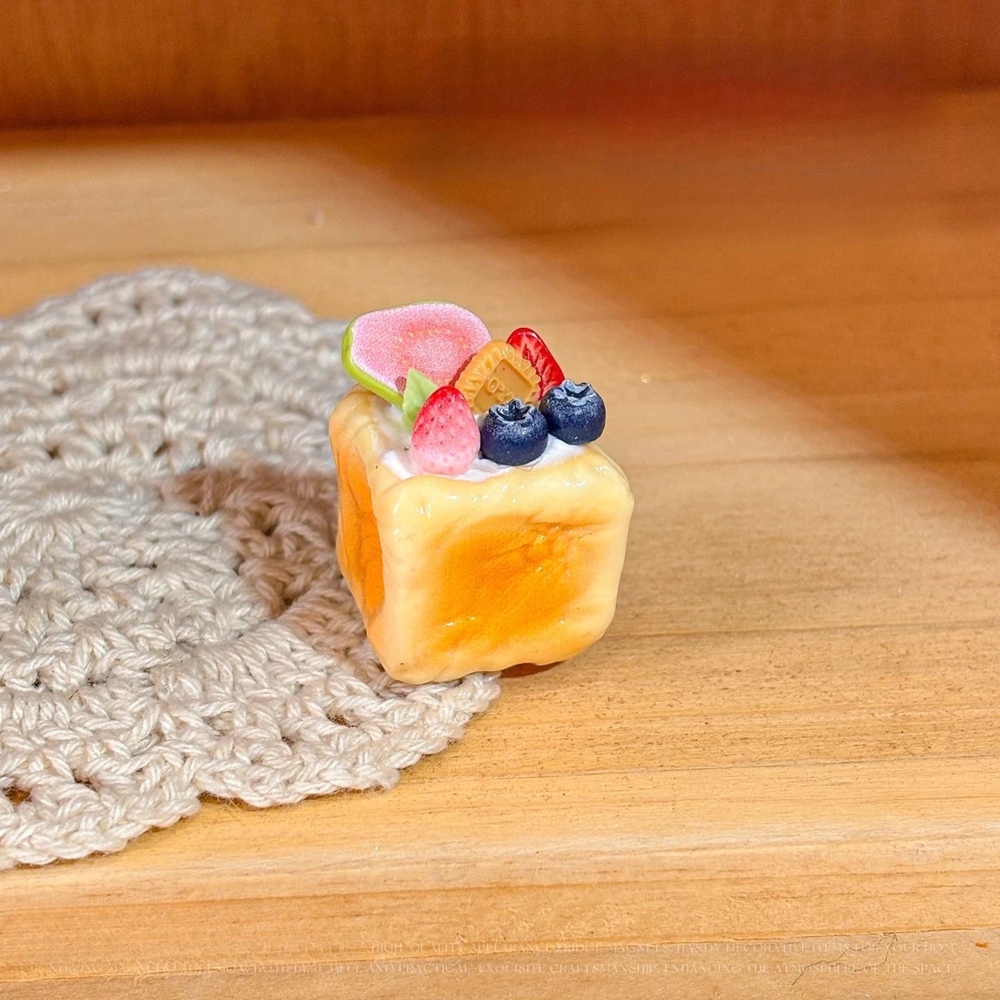 Aimants de réfrigérateur décoratifs 3D en forme de fruits et de pâtisseries, accessoires d'embelliss
