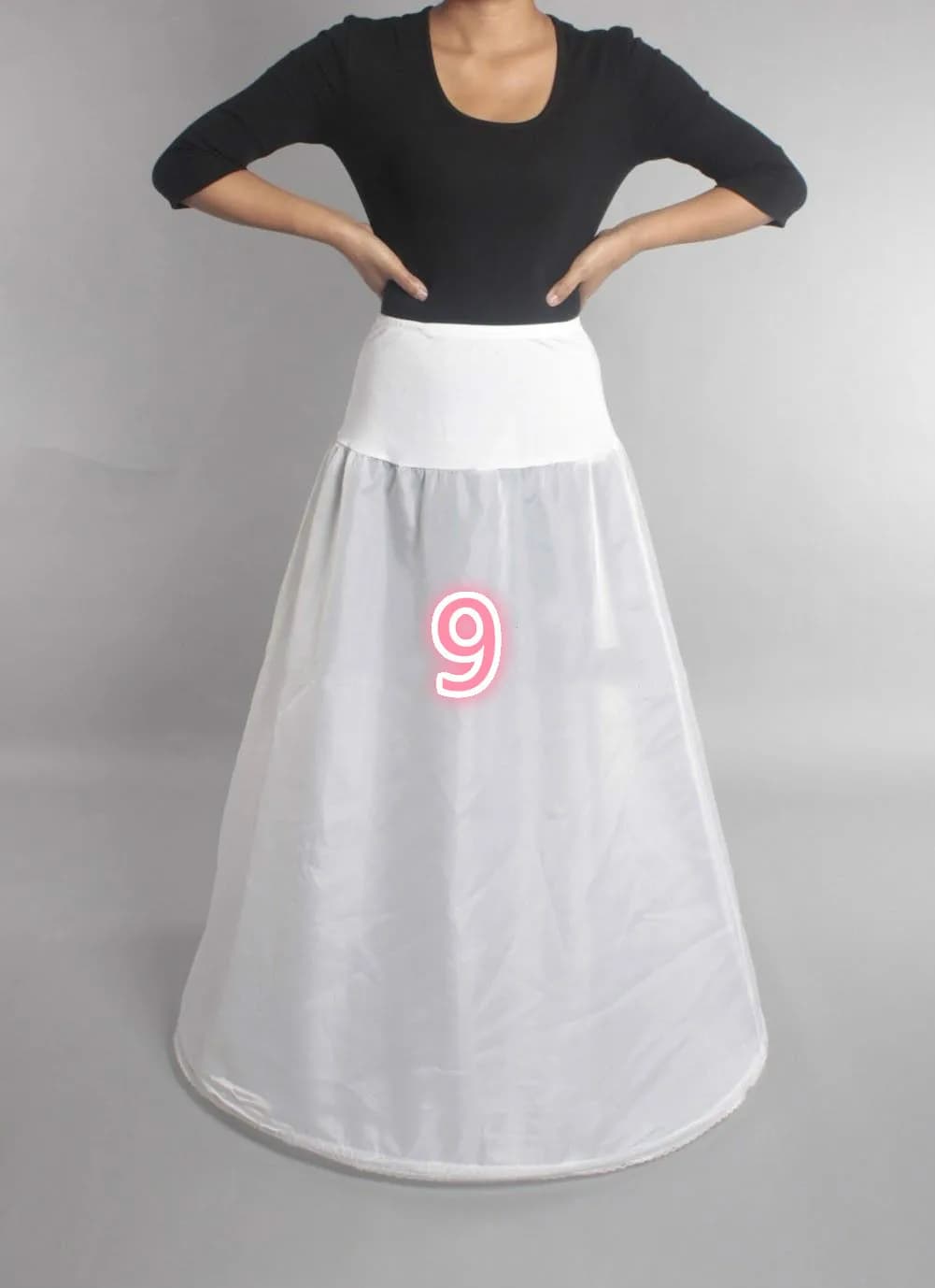 Jupon de mariage bouffant à 6 cerceaux, sous-jupe de mariée Crinoline, haute qualité, personnalisé, 