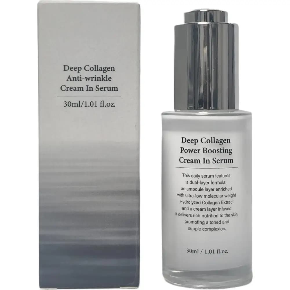 Crème puissante au collagène en sérum 30 ml, anti-rides, raffermissante et améliorant l'élasticité p
