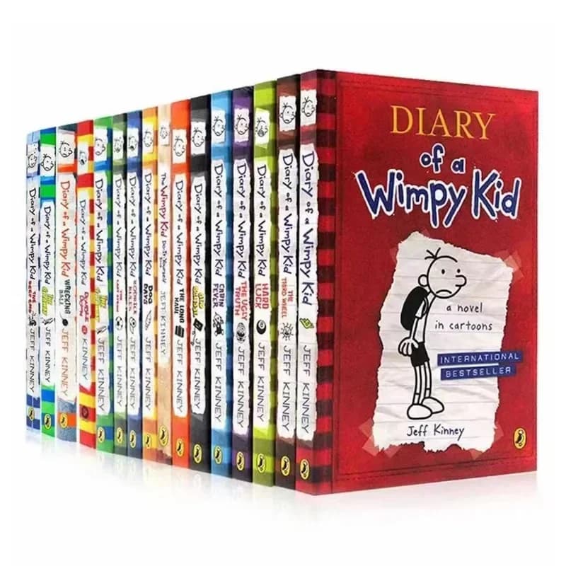 Journal intime de Wimpy peuv, livre anglais, nettoyage de la fiction des enfants, 10 nettoyages, 1, 