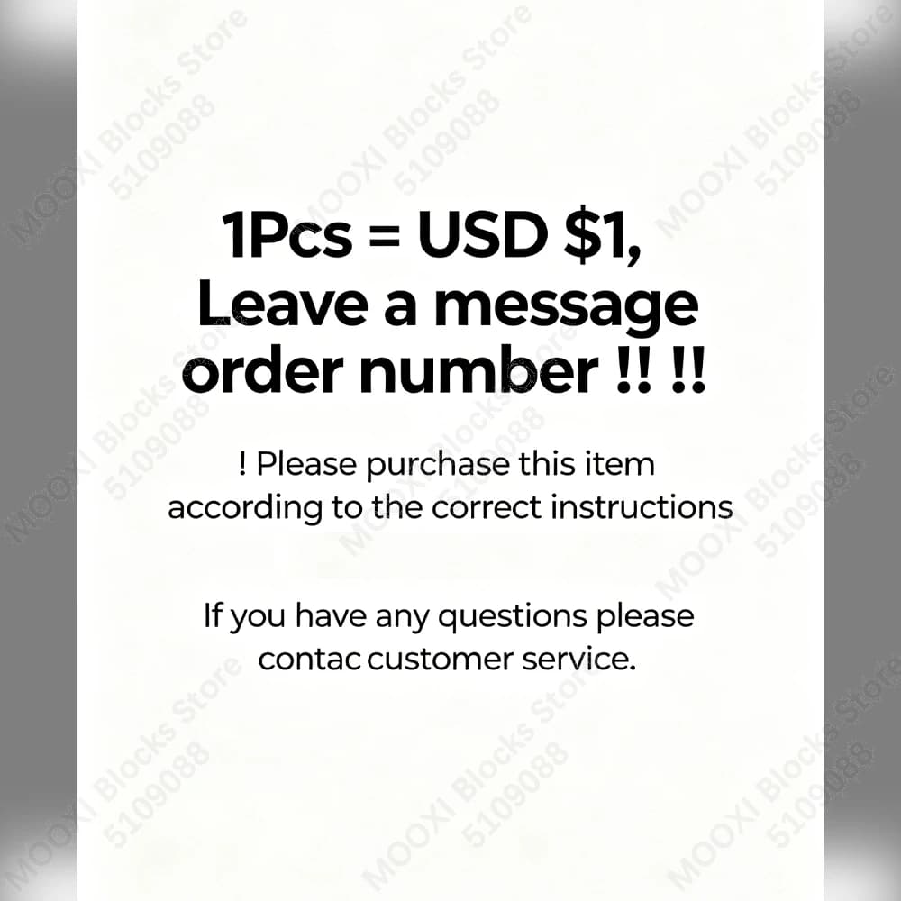 1 pièce = 1 USD, laissez un message avec le numéro de commande ! Si vous avez des questions, veuille