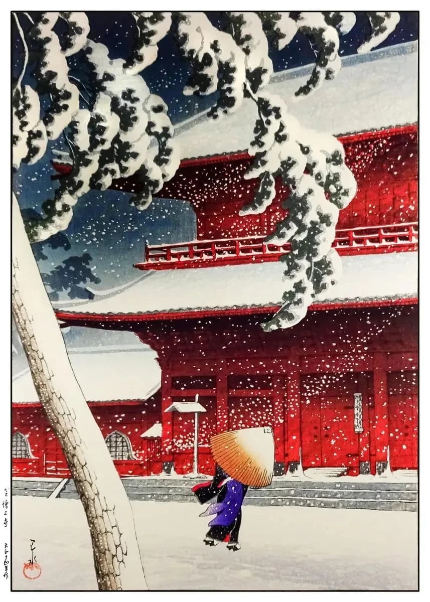 Affiches et impressions HD Kawase Hasui Art, peinture sur toile japonaise rétro, art mural, décorati