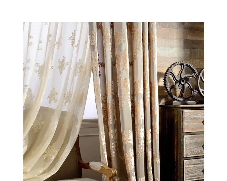 Rideaux occultants pour salon, rideaux en velours brillant de luxe, rideaux jacquard