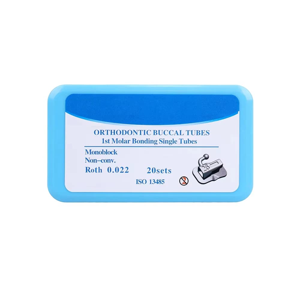 ELIJAH 80 pièces/20 ensembles ensemble de tubes buccaux orthodontiques fraises de Base en maille Tub