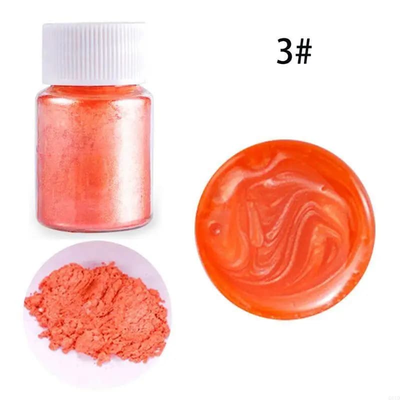 Bricolage fait à main à main mica poudre en poudre époxy colorant en résine perle collegs colle en r