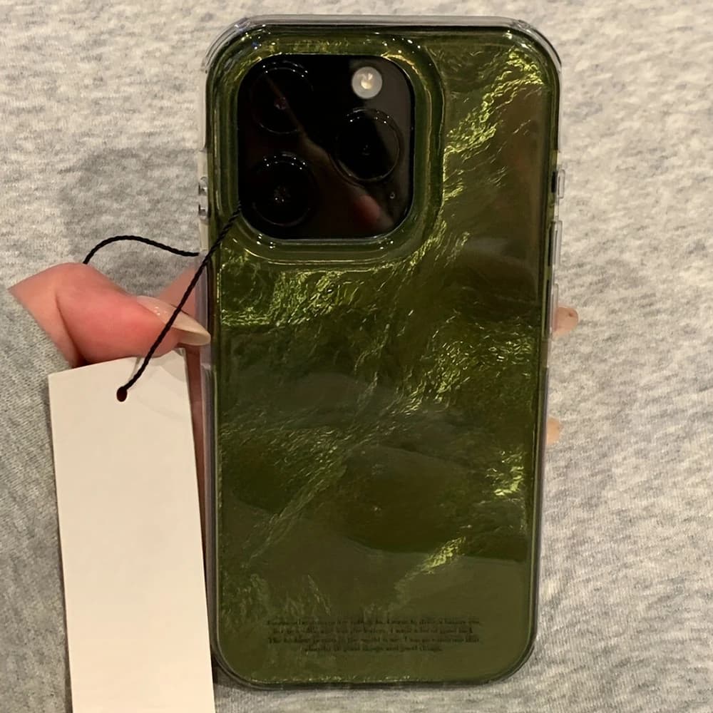 Coque de téléphone avec lettres de fond Graffiti vert, étui arrière rigide pour iPhone 17 Pro Max 16