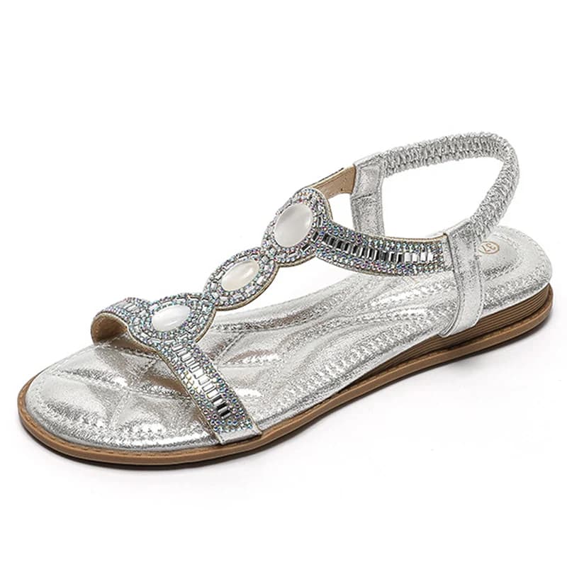 Sandales à talons bas compensés pour femmes, 1.5cm, plateforme 2cm, grande taille, style bohème, ban