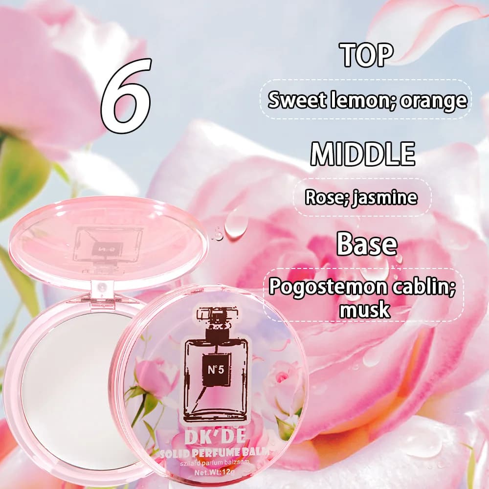 Crème de parfum solide pour femmes, légère et durable, parfum de charme, parfum Floral romantique pr