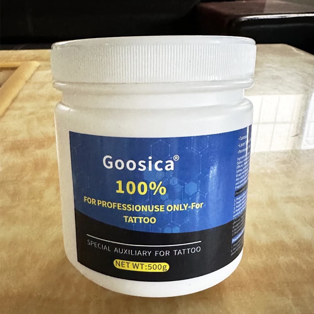 Goosica – crème de tatouage bleue 100%, pour maquillage Permanent, beauté du corps, Microblading, Pi