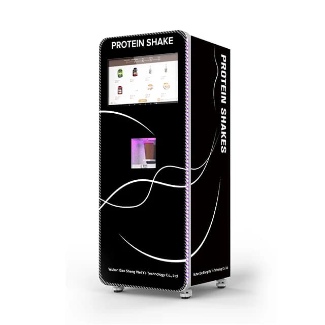 Distributeur automatique de milkshakes protéinés pour centre de fitness, personnalisable, avec mélan