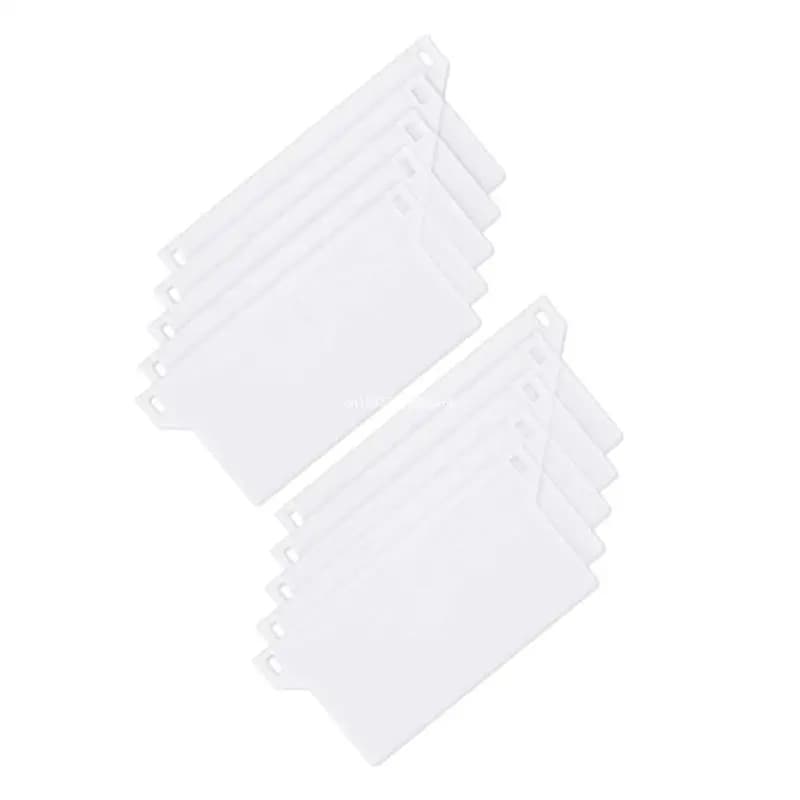 Plaque Base en plastique 127mm, lot 10 lattes poids fond store vertical portables pour raccords stor