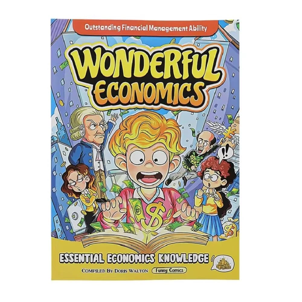 Superbe livre économique ludique - Guide de connaissances de base en économie et gestion financière