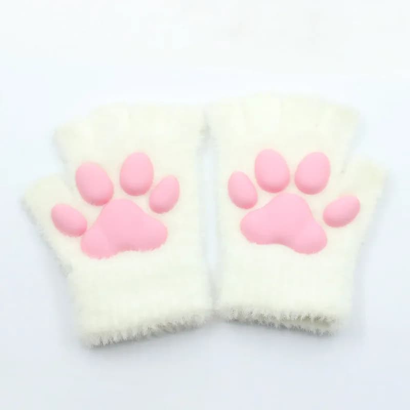 Bas longs Lolita Anime pour femmes, chaussettes, pantalons, gants, chat, gratter, charshlight, linge