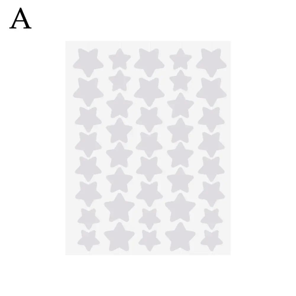 40 pièces de patchs hydrocolloïdes colorés pour boutons, autocollants de couverture de boutons, form