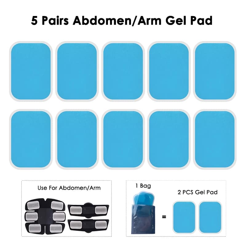 Stimulateur musculaire électrique, masseur, ventre, fesses, bras, jambes, cou, hanches, entraîneur,