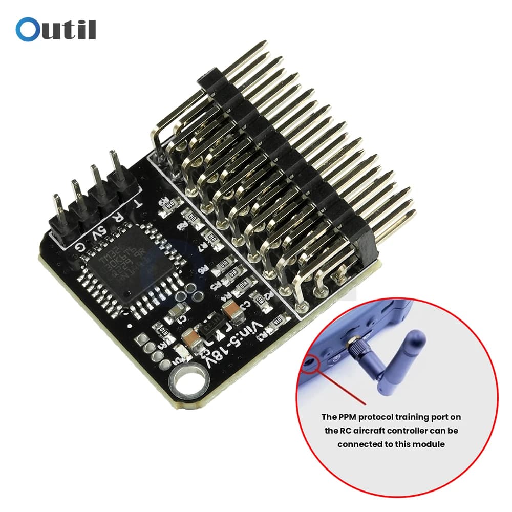 Convertisseur de signal à 8 canaux, module de conversion PWM, convertisseur de protocole automatique