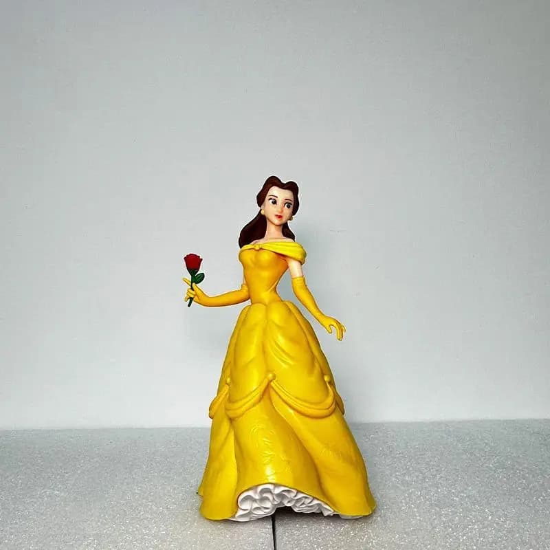 Figurine de princesse Belle en PVC, la Belle et la Bête, jouets de collection, décoration de bureau,