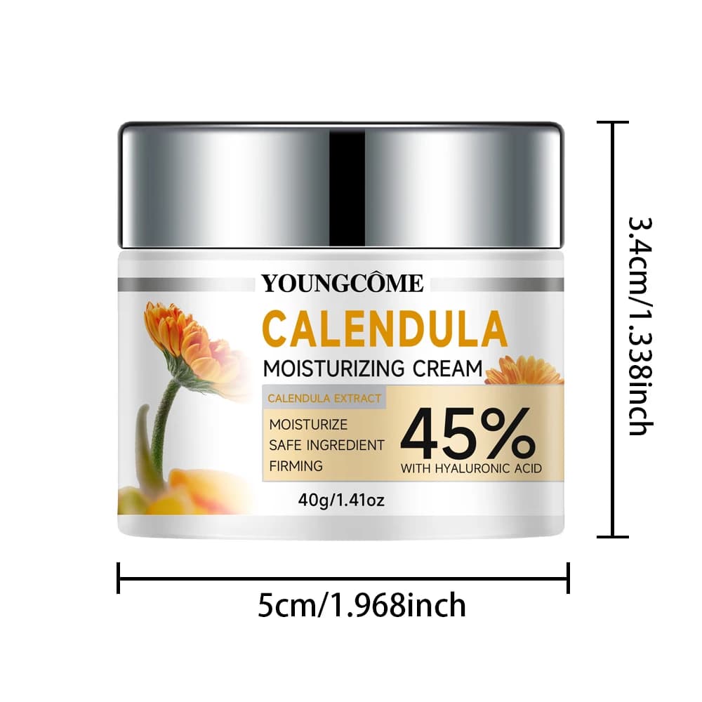 Calendula crème hydratante pour le visage et le cou Anti-âge rétrécissement des pores crème blanchis