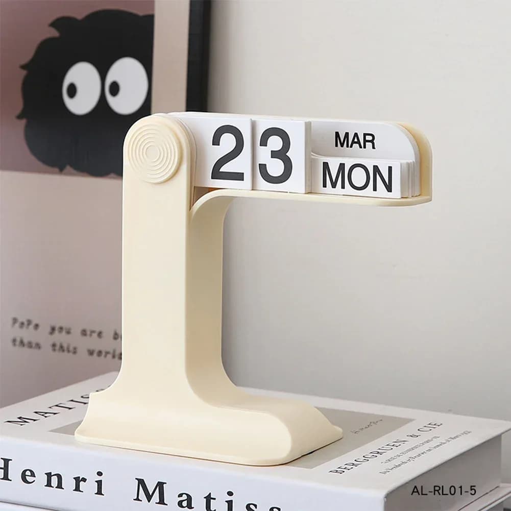 Calendrier de bureau créatif, Design Ins, calendrier à retournement éternel, Simple et moderne, déco