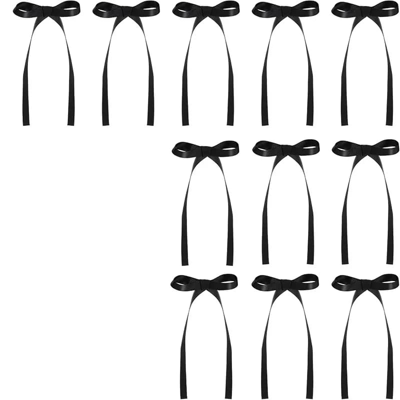 20/30 pièces Nœuds décoratifs pour gâteaux, rubans noirs, rouges et roses, décorations de gâteaux, f
