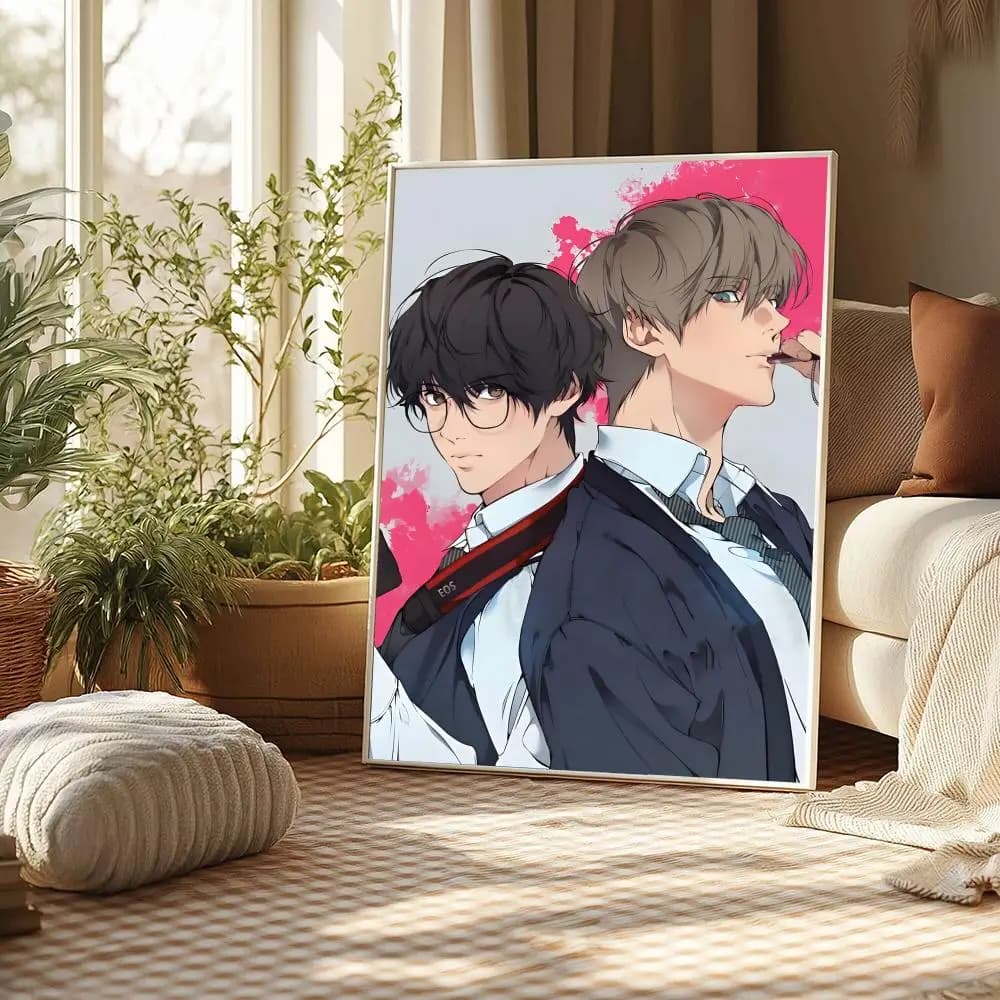 Affiche Webtoon Lost In The Cloud, affiches pour chambre à coucher et salon, peintures sur toile, ar