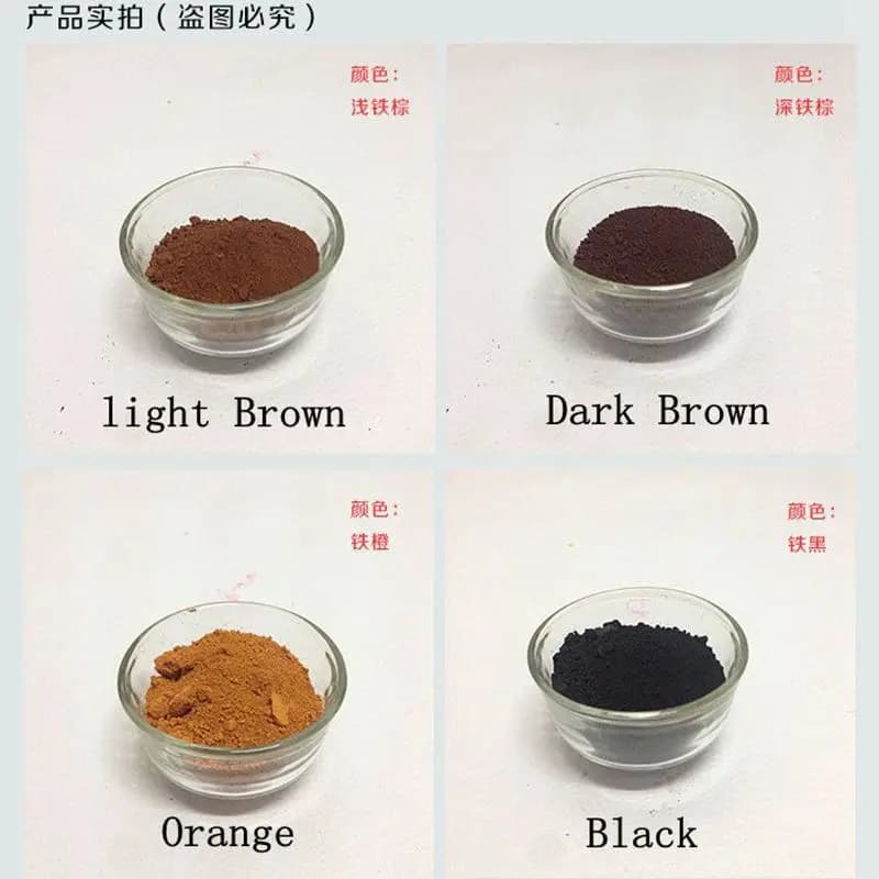 Pigment cosmétique en oxyde de fer inorganique, colorant de qualité cosmétique pour bricolage, maqui