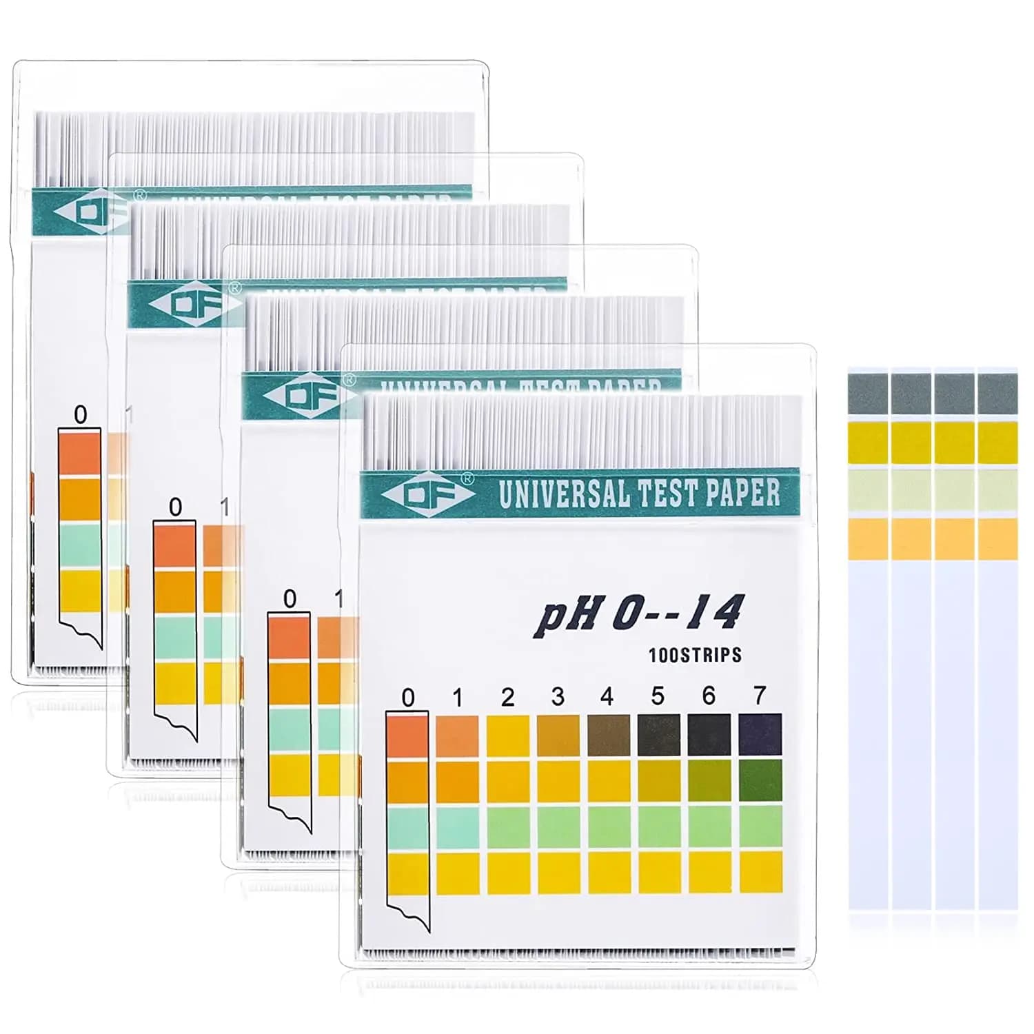 100 bandes 0-14 PH acide alcalin indicateur papier eau salive tournesol Kit de Test pour Test corps 