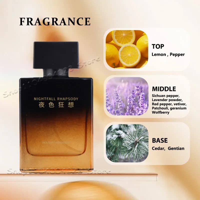 Attirer les femmes Phéromone Parfum pour hommes Eau De Parfum Show Charme masculin Parfum longue dur
