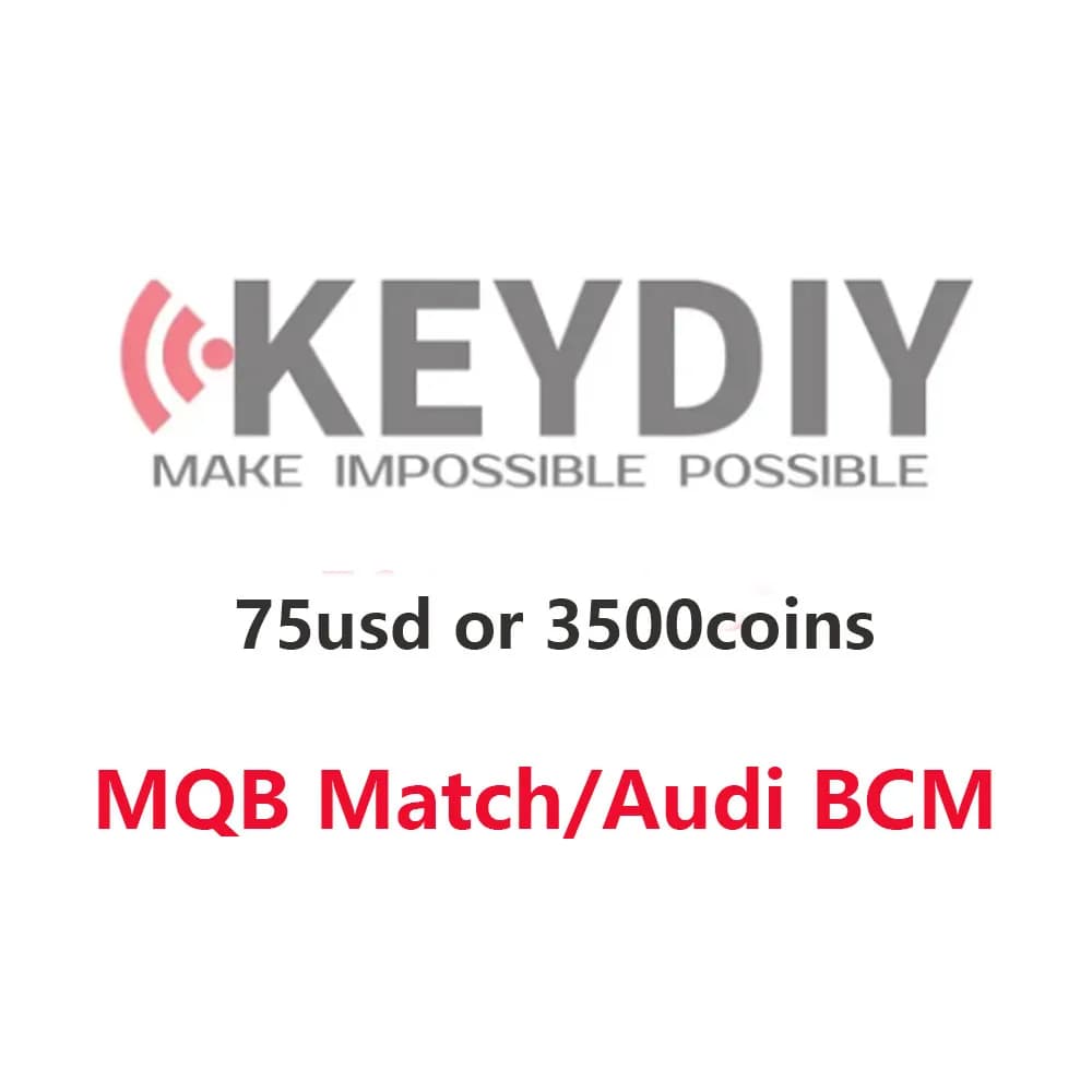 KEYDIY KD Token 3500 KD Coins Service d'activation pour MQB/BMW G / VOLVO (LYNK CO)