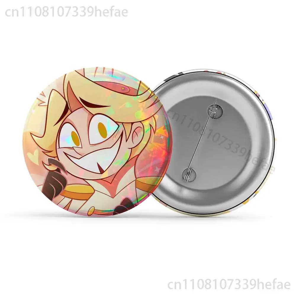 Badges H-Hazbin Hotel Abel 25 32 44 58 75 mm, bijoux de mode ronds, accessoires pour vêtements, sacs