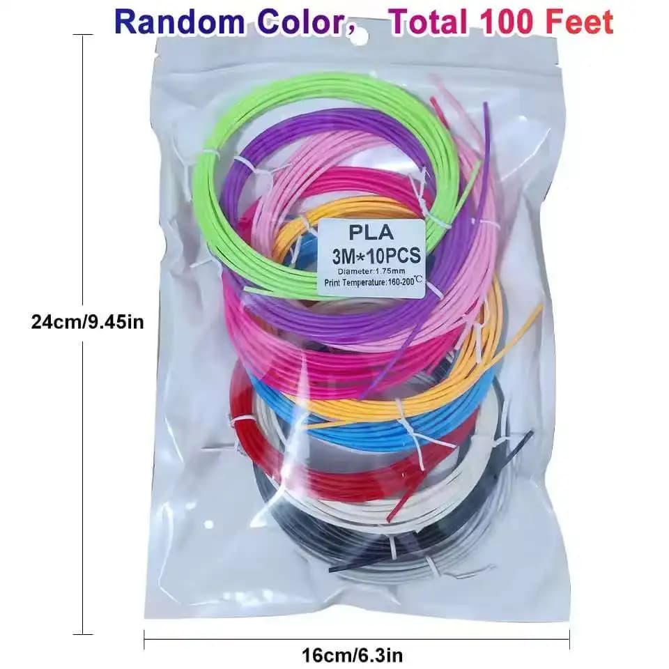 Stylo d'impression 3D Filament PLA 3D 1,75 mm 32 couleurs avec divers ensembles de combinaisons au c