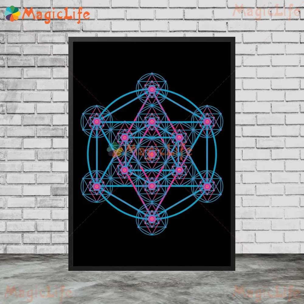 Statue de bouddha de Yoga psychédélique, affiche bohème de Religion indienne, images murales pour sa