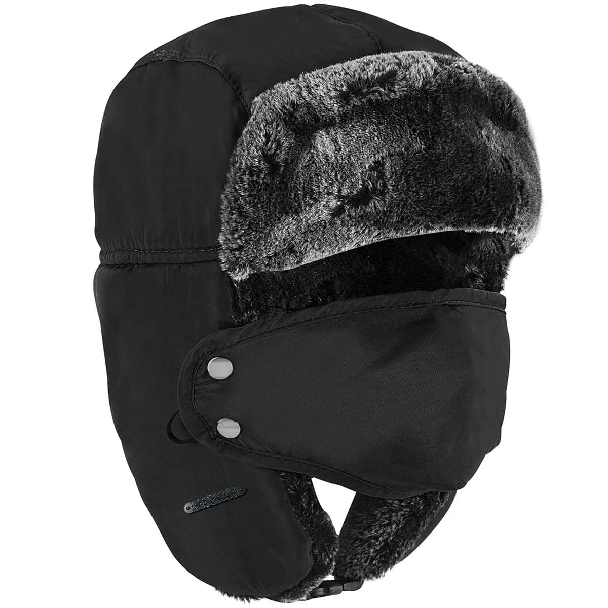 Chapeau de pilote Ushanka pour hommes et femmes, chapeau Trared avec masque coupe-vent, Trooper russ