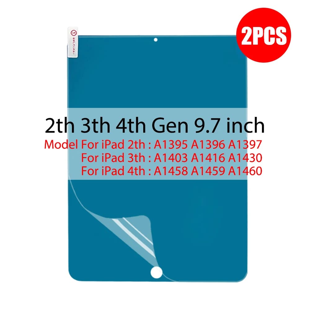 Protecteur d'écran pour iPad 11e génération, 2 pièces, papier au toucher, 10e, 9e, 8e, 7e, 6e, 5e, 4