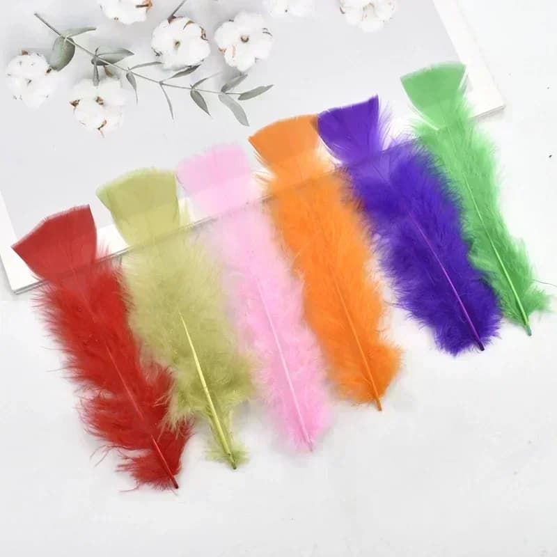 Plumes de dinde pour l'artisanat, 5-7 pouces, attrape-rêves, décoration, fabrication de bijoux, acce