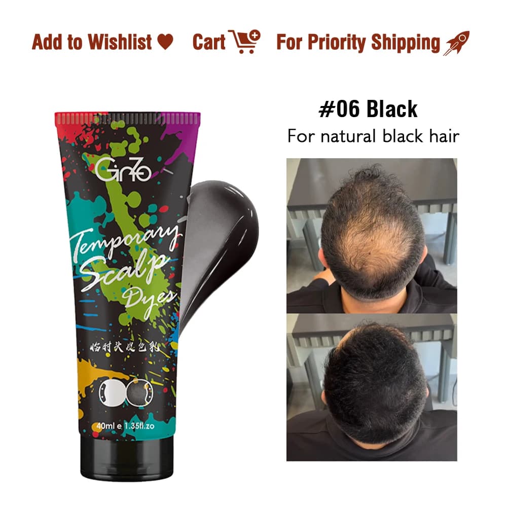 GINZO Crème Correcteur Calvitie pour Hommes/Femmes Crème Camouflage Calvitie Maquillage Capillaire I