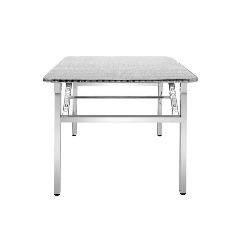 Table pliante en acier inoxydable de qualité supérieure, portable pour l'extérieur, table de camping