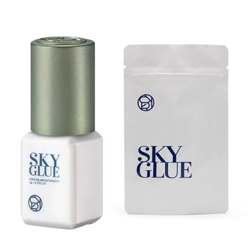 1 bouteille de colle SKY pour Extensions de cils 5ml Original Sky S + noir rouge bleu capuchon faux 