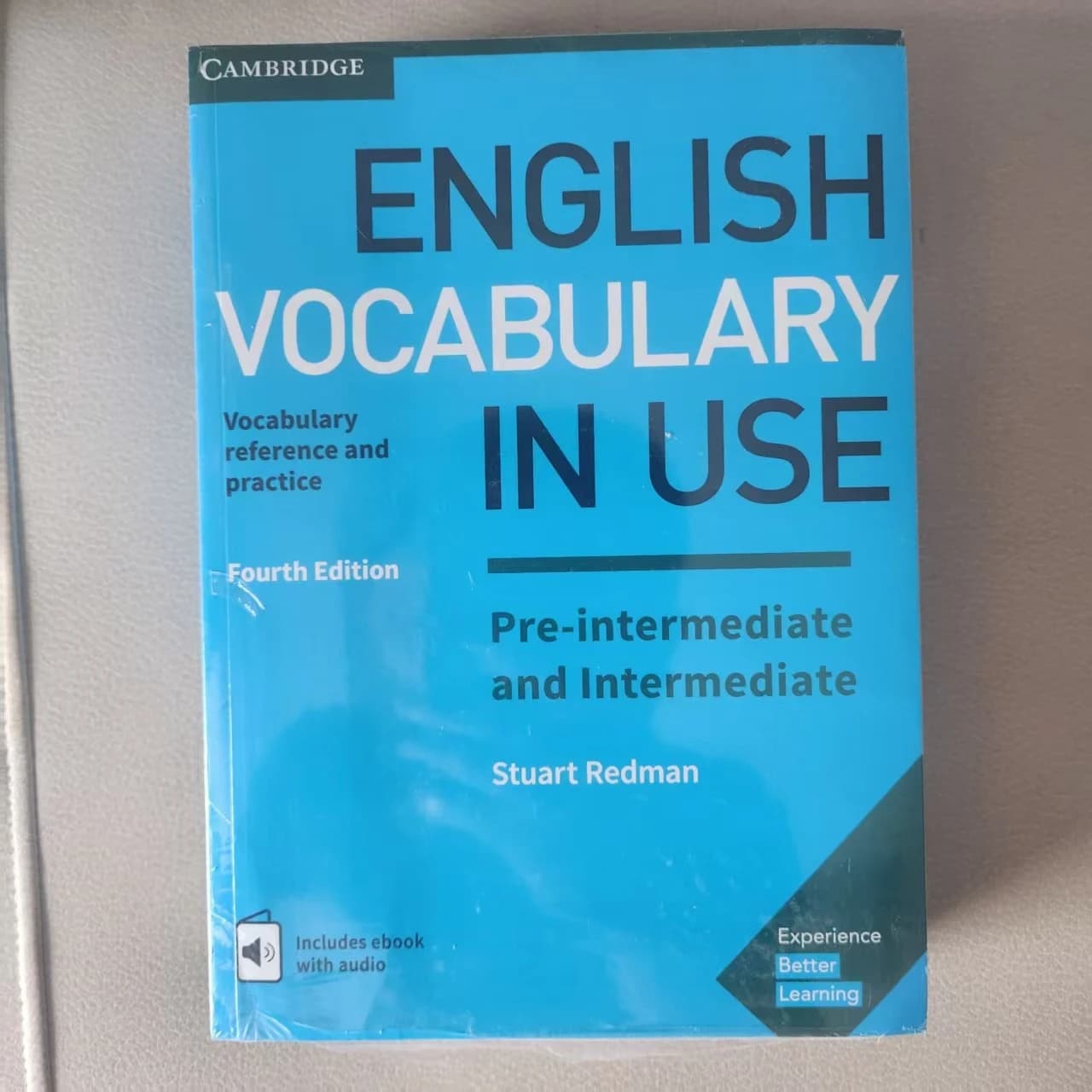 4 livres Cambridge English Vocabulary in Use : Pre/ Upper/Elementary/Advanced avec audio, version co