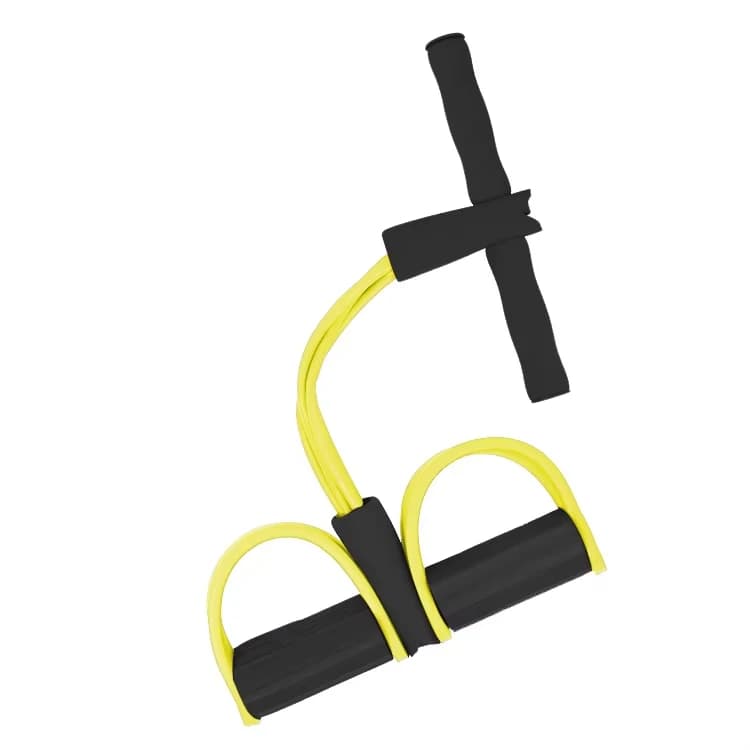 4 Cordes de Résistance Élastiques pour Exercices, Bande de Résistance Abdominale pour Rameur, Bandes