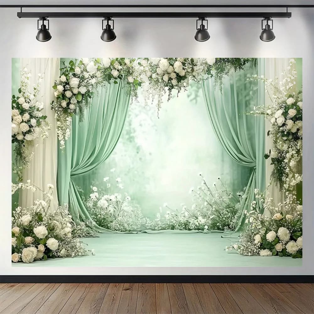 Arche florale pour photographie de mariage, toile de fond pour douche nuptiale, accessoires de portr