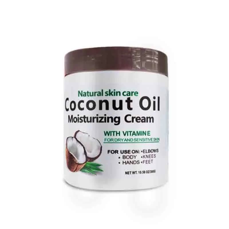 Huile de noix de coco naturelle biologique, 300g/10,58 fl.oz, réparation pressée à froid, peau sèche