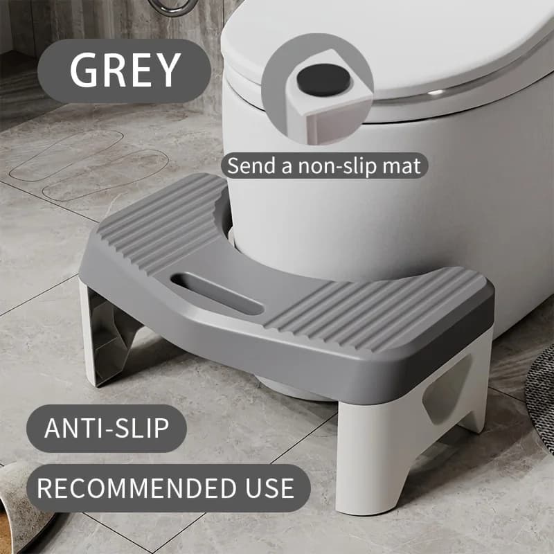 Tabouret de toilette pour salle de bain, tabouret de toilette confortable pour adultes enfants femme