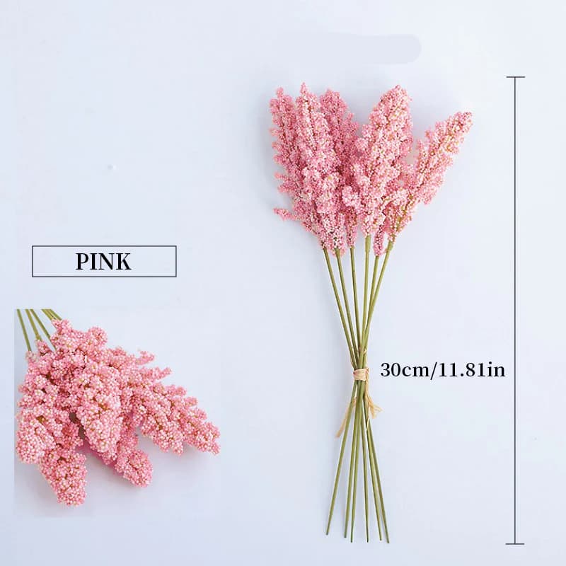 6 ensembles de fleurs simulées – plantes simulées multicolores, adaptées aux jardins, des porches, a