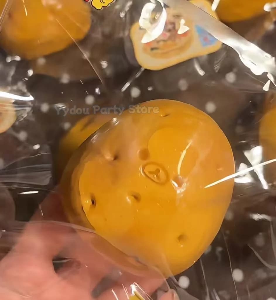 Squishy Ours Fruité Kawaii (Melon, Banane, Durian) à Rebond Lent, Anti-Stress, Anti-Anxiété, Jouet S