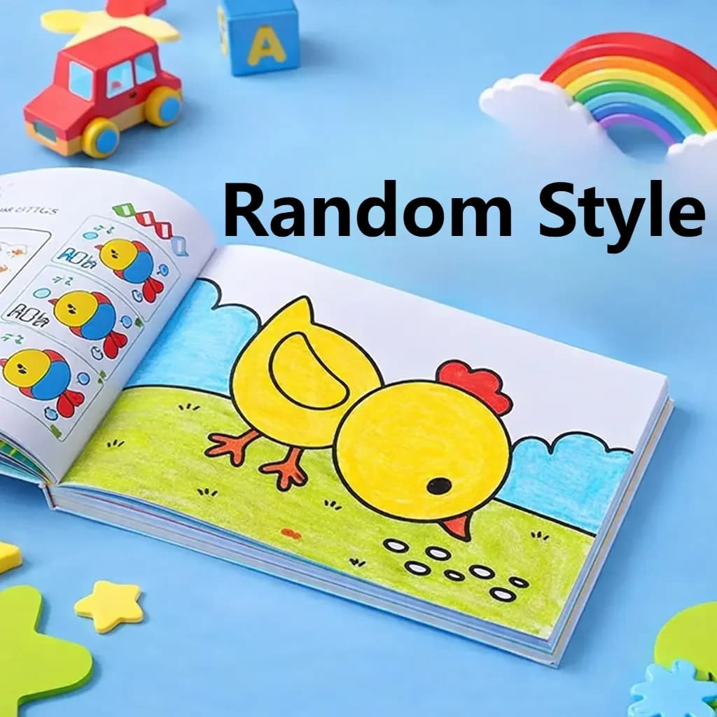 Livre de coloriage avec pages à dessiner pour la relaxation, le plaisir créatif, la réduction du str