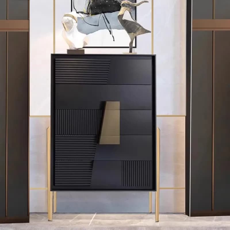 Petites pièces vitrine bijoux noir bureau buffet armoire de luxe médecine Mueble récepteur Entrada a
