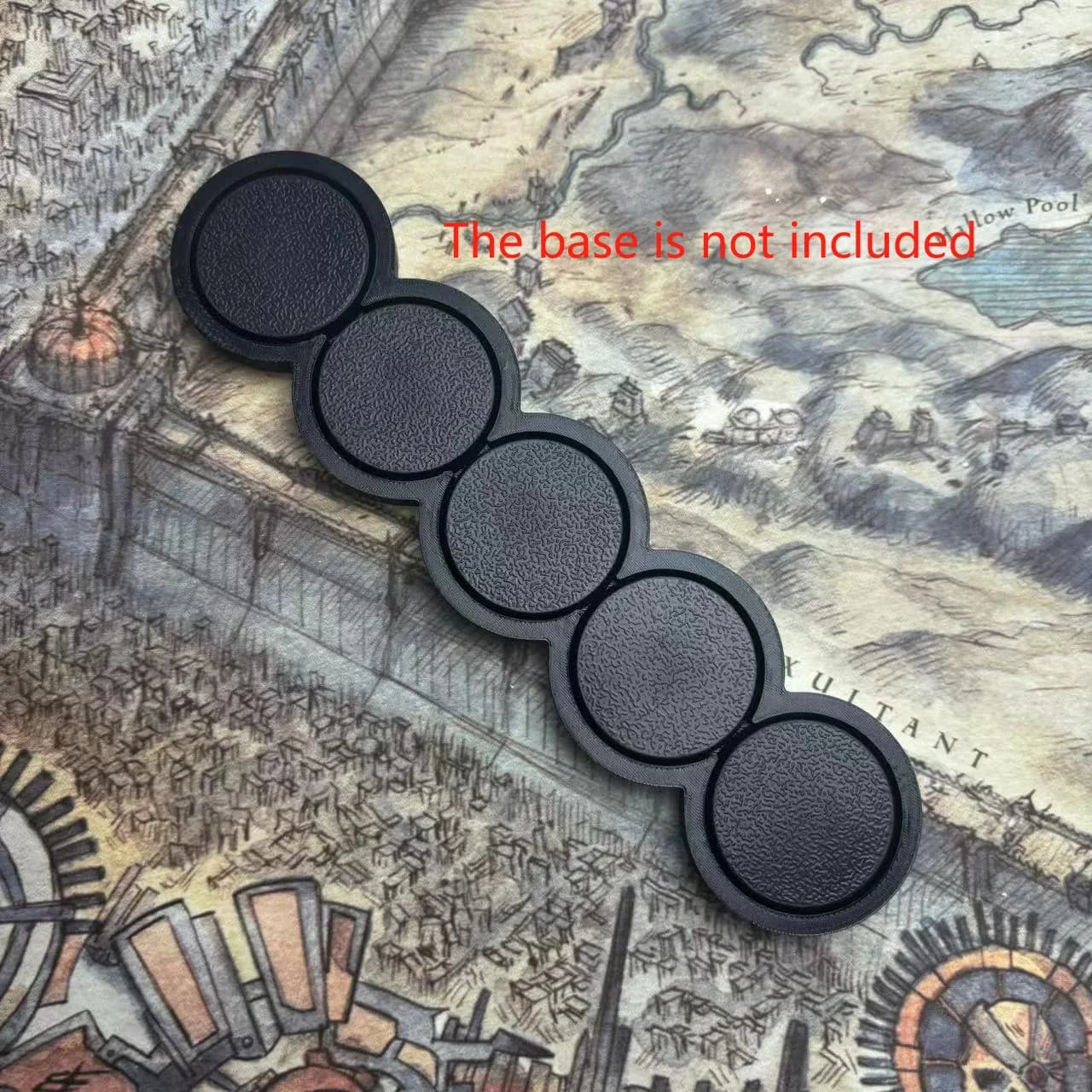 Plateau de mouvement de 28,5 mm pour bases Warhammer Plateau de modèle imprimé en 3D