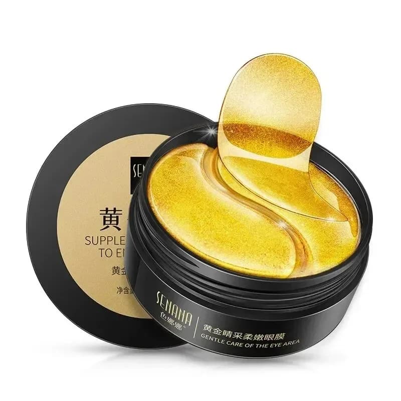 Le masque pour les yeux doré et aux algues fournit une hydratation longue durée, protège l'humidité,